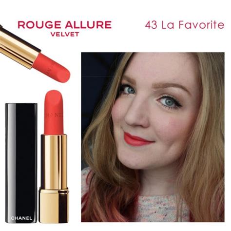 chanel lipstick 43|labial Chanel rouge allure.